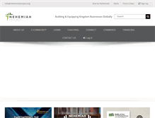 Tablet Screenshot of nehemiahproject.org